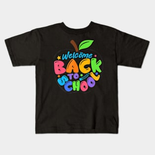 Welcome Back To School 2023 Happy First Day Of School Kids Kids T-Shirt